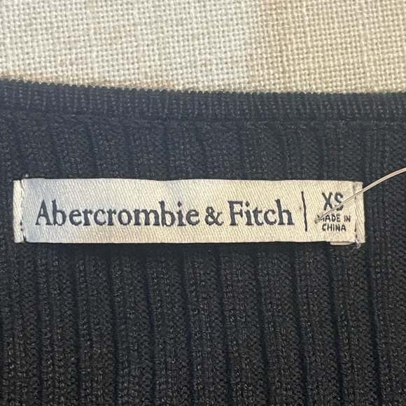 Abercrombie & Fitch Black Long Sleeve Mini Dress - Picture 3 of 6